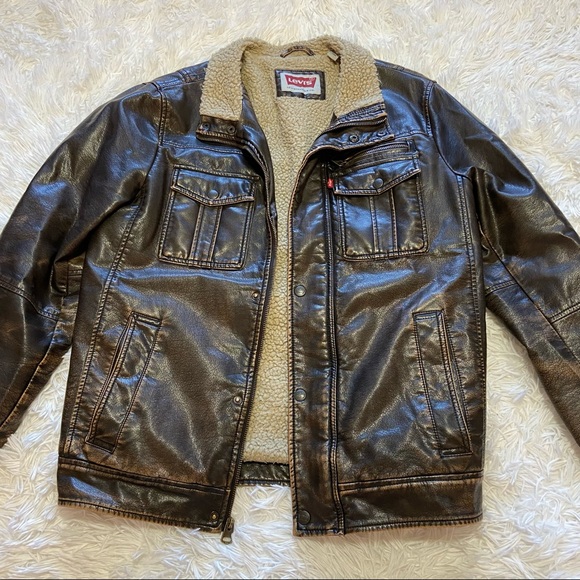Levi’s • Vintage Faux Leather Jacket
